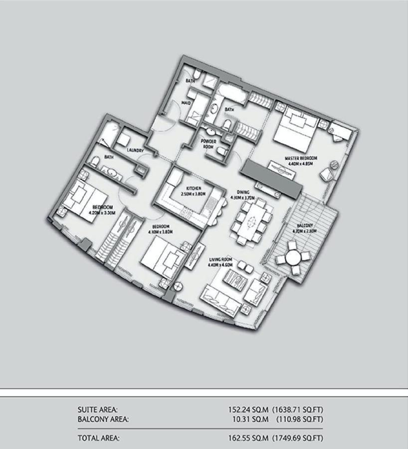 First Class 3Br With Full Burj Khalifa And Fountain View ดูไบ ภายนอก รูปภาพ