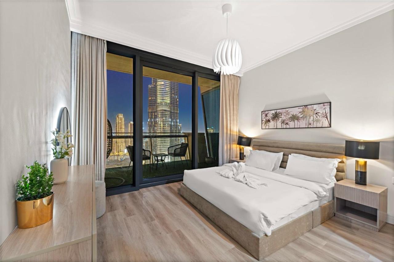 First Class 3Br With Full Burj Khalifa And Fountain View ดูไบ ภายนอก รูปภาพ